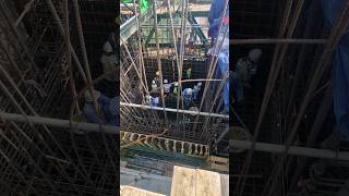 How are rebar and FW of Upper crossbeam on Pylon moktv pylon bridge construction site 2024 [upl. by Nide]