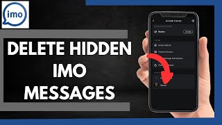 How To Delete Hidden Imo Messages [upl. by Hairahcaz774]