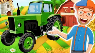 Blippi Tractor en Español Canción [upl. by Terese]