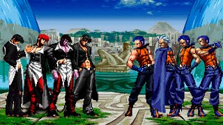 KOF Mugen Iori Yagami Team vs K9999 Team [upl. by Trab]