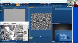 Live SEM demonstration Introduction to EBSD setup [upl. by Tolliver308]