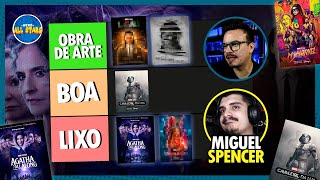 A PIOR e a MELHOR SÉRIE DO MCU ft spencernaarea  Tier List [upl. by Otreblide]