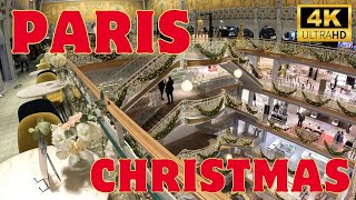 CHRISTMAS IN PARIS 2023  La Samaritaine  4K Walking Tour [upl. by Isborne773]