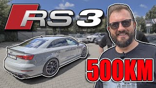 Andrzej Redaguje  Audi RS3 8V 500 KM recenzja  testy [upl. by Naihs345]