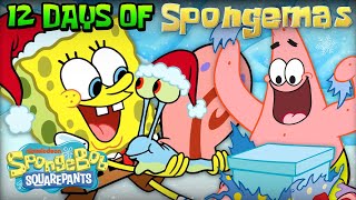 quot12 Days of Spongemasquot Music Video 🎄  New SpongeBob Holiday Song [upl. by Heer]