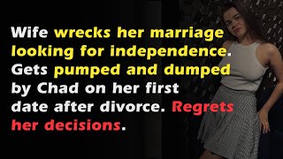 Woman divorces husband for freedom Chad dumps her on first date Cheating Wife Stories Audio Story [upl. by Ab851]