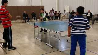 PMC Table Tennis Tournament 2014 Kids Finals Age 610 [upl. by Anma325]