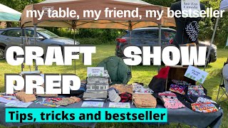 Craft Show setup tips  meeting other crafters  Best Selling bag at the show [upl. by Pyotr]