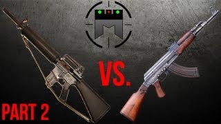 AR vs AK comparison with FASTEST shooter ever Jerry Miculek Part 2 [upl. by Chak]