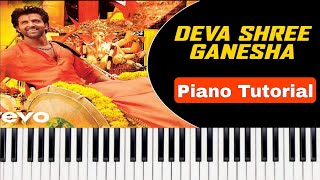 Deva Shree Ganesha  Easy Piano Tutorial  Step By Step With Notes amp Chords  Musical Engine [upl. by Shere]