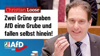 Zwei Grüne graben AfD eine Grube und fallen selbst hinein – Christian Loose AfD [upl. by Anoj650]