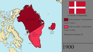 The History of Greenland Every Year [upl. by Notnad]