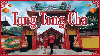 🏮TONG TONG CHA Chinese New Year🏮 Line Dance  Demo by Choreographer [upl. by Nauqahs]