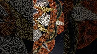 mandala dotstutorial dotmandalaart 3dart 3ddots666 [upl. by Enilarak861]