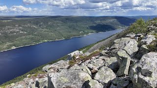 Skagsvola a trail to a ridge in Trysil Norway [upl. by Rehctelf184]