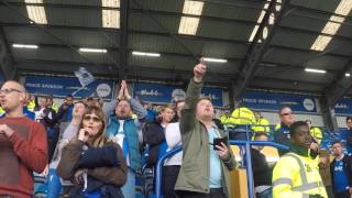 Portsmouth and Plymouth Argyle fans singing after 11 draw at Fratton Park 14th April 2017 [upl. by Kursh]