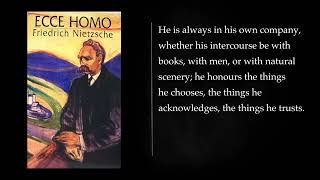 Ecce homo NIETZSCHES AUTOBIOGRAPHY by FRIEDRICH NIETZSCHE Audiobook  full length free [upl. by Lammond521]