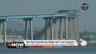 New look for Coronado Bridge wont cost taxpayers [upl. by Case]