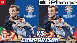 UEFA Euro 2024 Nintendo Switch Vs iPhone [upl. by Timmie]