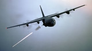 AC130 Gunship in Action  Firing All Its Cannons • Exercise Emerald Warrior [upl. by Marcella]