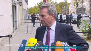 Günther Oettinger zum Ausgang der Landtagswahl in Hessen am 291018 [upl. by Hpsoj]