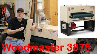 Woodmaster 38 Inch Drum Sander Unboxing and Setup [upl. by Conger]