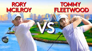 Every Shot Of Rory McIlroy vs Tommy Fleetwood  2024 Dubai Invitational [upl. by Clint]