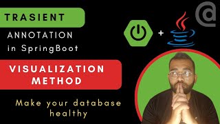 how to use trasient annotation in spring boot  Hindi [upl. by Leaw200]