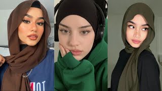 Hijab tutorials from Tik Tok 🧕 [upl. by Ayin]