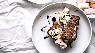 Banana Nutella Cardamom Maple Toast [upl. by Magree665]