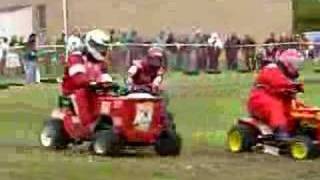 Lawn mower racing [upl. by Aivatnahs]