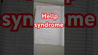 Hellp syndrome obgy notes [upl. by Naamana]