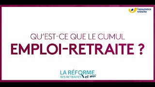 Réforme des retraites  le cumul emploiretraite [upl. by On]