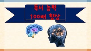 몰입속독 책 빨리 읽고 이해하고 기억하기 독서능력 10배 향상 초단단 방법 [upl. by Wernick]