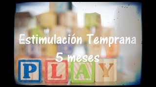 Ejercicios de Estimulación temprana  5 meses [upl. by Leandra]