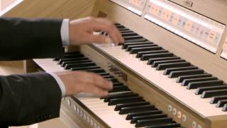 Fuga gigue BWV 577 by JS Bach played on the Johannus Opus 250 [upl. by Siroled321]