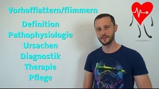 Das Vorhofflimmern und Vorhofflattern [upl. by Abigail]