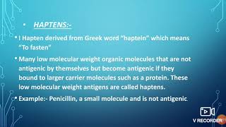 Haptens and adjuvant in urdu full explanation [upl. by Ragg83]