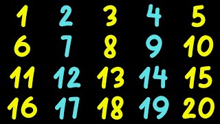 How to Learn 1 to 20 Numbers  Learn 1 to 20 Numbers for Kids  1 to 20 Learn Counting [upl. by Eillil]