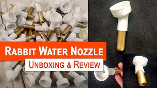 Rabbit Water Nozzle  Unboxing and Review  Rabbit Water System  Danish Ahmed Vlogs [upl. by Merriam]