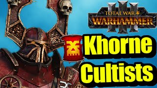 How to MAKE Khorne Cultists in Warhammer3 [upl. by Nicolau]