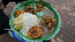 Unlimited Non Veg Meals Only in Visakhapatnam  Godavari Ruchulu Meals  Indian Street Food [upl. by Bascomb]