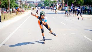 State Level Roller Skating Competition 2024  2000 Meter Road Race [upl. by Collie]