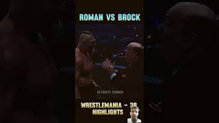 Roman Reigns destroy in WWE 😱shorts ytshorts trending romanreings brocklesnar viralvideo [upl. by Martguerita]