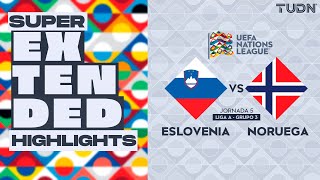 SUPER EXTENDED HIGHLIGHTS  Eslovenia vs Noruega  UEFA Nations League 2024  TUDN [upl. by Ahselaf58]