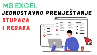 Excel Jednostavno premještanje stupca i redaka te kopiranje sheeta [upl. by Orling825]