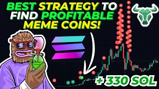 BEST TOOLS amp STRATEGY TO FIND PROFITABLE MEME COINS [upl. by Guthrie]