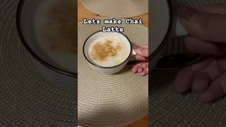 CHAI LATTE drink autumn christmas chailatte shorts youtubeshorts [upl. by Gideon224]