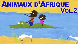 ANIMAUX D’AFRIQUE  Comptines pour bouger [upl. by Dean]