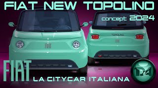 FIAT NEW TOPOLINO – La citycar italiana [upl. by Enelrahc]